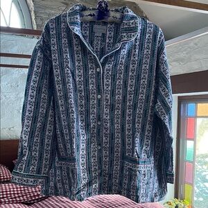 Lanz of Salzburg flannel pajama set.